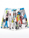 Load image into Gallery viewer, Aprilo Outdoor White Swim Shorts