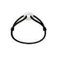 Load image into Gallery viewer, WECORD Snow Regent Bracelet with Black Cord