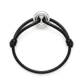 Load image into Gallery viewer, WECORD Silver Soho Diamond Bracelet with Black Cord