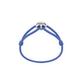 Load image into Gallery viewer, WECORD Silver Soho Bracelet with Pastel Blue Cord
