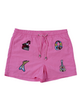Load image into Gallery viewer, APRILO Pink Swimming Short | Large