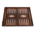 تحميل الصورة إلى عارض المعرض، Handmade Natural Burl Inlaid Backgammon with Inlaid Pearl Elements points with Side racks 48x30cm