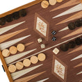 Load image into Gallery viewer, MANOPOULOS Chess/Backgammon/Ludo/Snakes - Classic Style Design in Walnut Replica Wooden Case