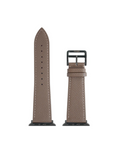 Load image into Gallery viewer, CONCEPTO Taupe Epsom Watch Strap 42-49 mm | Black