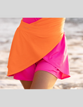 Load image into Gallery viewer, MAY.OH Criss Cross Orange Skirt - S
