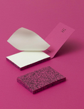 Load image into Gallery viewer, MUY STATIONERY Spray Splash Fuchsia Soft Cover A7 Memo Pad Notebook