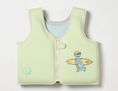 Load image into Gallery viewer, SUNNYLIFE Kids Swim Vest 3-6 Shred Turtle Aqua
