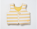 Load image into Gallery viewer, SUNNYLIFE Kids Swim Vest 2-3 Sid the Seagull Mustard Stripe