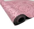 Load image into Gallery viewer, YOGIKOR Travel Yoga Mat Set - Pink Arabic Mandala