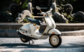 Load image into Gallery viewer, Vespa 946 Christian Dior Motorcycle with Helmet