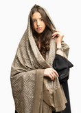Load image into Gallery viewer, Pashmina Jama Souzni Dark beige