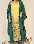 Load image into Gallery viewer, Green abaya with caftan