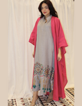 Load image into Gallery viewer, Pink abaya with caftan