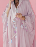 Load image into Gallery viewer, Summer Abaya -Pink silk abaya