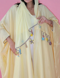 Load image into Gallery viewer, Summer Abya Yellow silk abaya