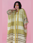Load image into Gallery viewer, Summer Abaya -Yellow linen abaya - dress