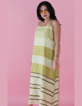 Load image into Gallery viewer, Summer Abaya -Yellow linen abaya - dress