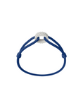 Load image into Gallery viewer, WECORD Snow Regent Bracelet with Navy Blue Cord