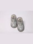 Load image into Gallery viewer, WOOLEN STOCK Anara Lungy Grey Sandals Size 38