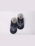 Load image into Gallery viewer, Hand Made Sandals Anara Lungy navy Size 39
