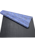 Load image into Gallery viewer, YOGIKOR Travel Yoga Mat Set - Blue Arabic Mandala
