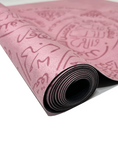 Load image into Gallery viewer, Travel Yoga Mat Set - Pink Arabic Mandala