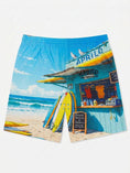 Load image into Gallery viewer, Aprilo Surf Board Swim Shorts – Blue