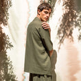 Load image into Gallery viewer, SHIRT ML TID LIN KHAKI SM