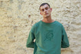 Load image into Gallery viewer, EMBROIDERED SWEATER DANTE GREEN SM