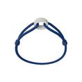Load image into Gallery viewer, WECORD Snow Regent Bracelet with Navy Blue Cord