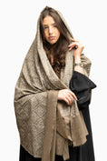 Load image into Gallery viewer, Pashmina Jama Souzni Dark Beige