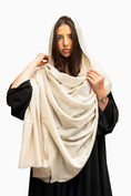 Load image into Gallery viewer, Pashmina Jaal Allover Grey with White Embroidery