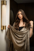Load image into Gallery viewer, Pashmina Jama Souzni Dark beige