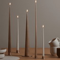 تحميل الصورة إلى عارض المعرض، Taper candles 32cm 11 ce latte Lacquer