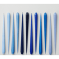 تحميل الصورة إلى عارض المعرض، Taper candles 32cm 49 deep blue Lacquer
