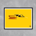 Load image into Gallery viewer, Porsche 911 993 GT2 RS Print 32x24 Black