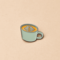 تحميل الصورة إلى عارض المعرض، Green Goat Latte art enamel pin