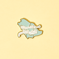 Load image into Gallery viewer, Green Goat Saudi enamel pin 5