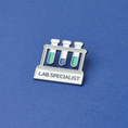 تحميل الصورة إلى عارض المعرض، Green Goat Lab spicialist enamel pin