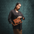 Load image into Gallery viewer, Wicker Clutch Ed.3-Brown with Black