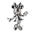 Load image into Gallery viewer, LEBLON DELIENNE MINNIE WELCOME CHROMED SILVER - 31 CM