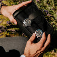 Load image into Gallery viewer, Berkeley Three Watch Roll - Black