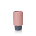 Load image into Gallery viewer, LUCIE KAAS Fumario - Small Vase- Pink/Dark Grey H 16.5 cm