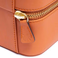 Load image into Gallery viewer, Hyde Park Two Watch Zip Case Tan