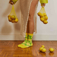 Load image into Gallery viewer, EAT MY SOCKS Socks Fresh Lemons 2