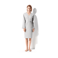 Load image into Gallery viewer, Resong Bathrobe silk cotton-L grey
