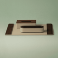 Load image into Gallery viewer, Resong tray PU Leather-wooden