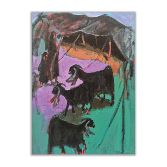 Sultan Al Zyad Painting Wall Art -2 |70x50 cm