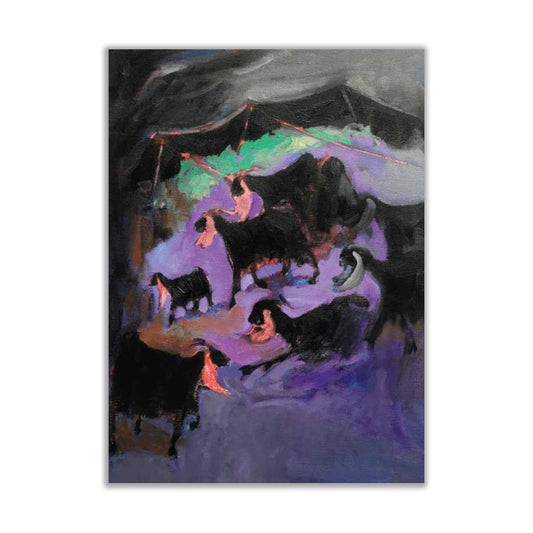Sultan Al Zyad Painting Wall Art -3 | 70x50 cm