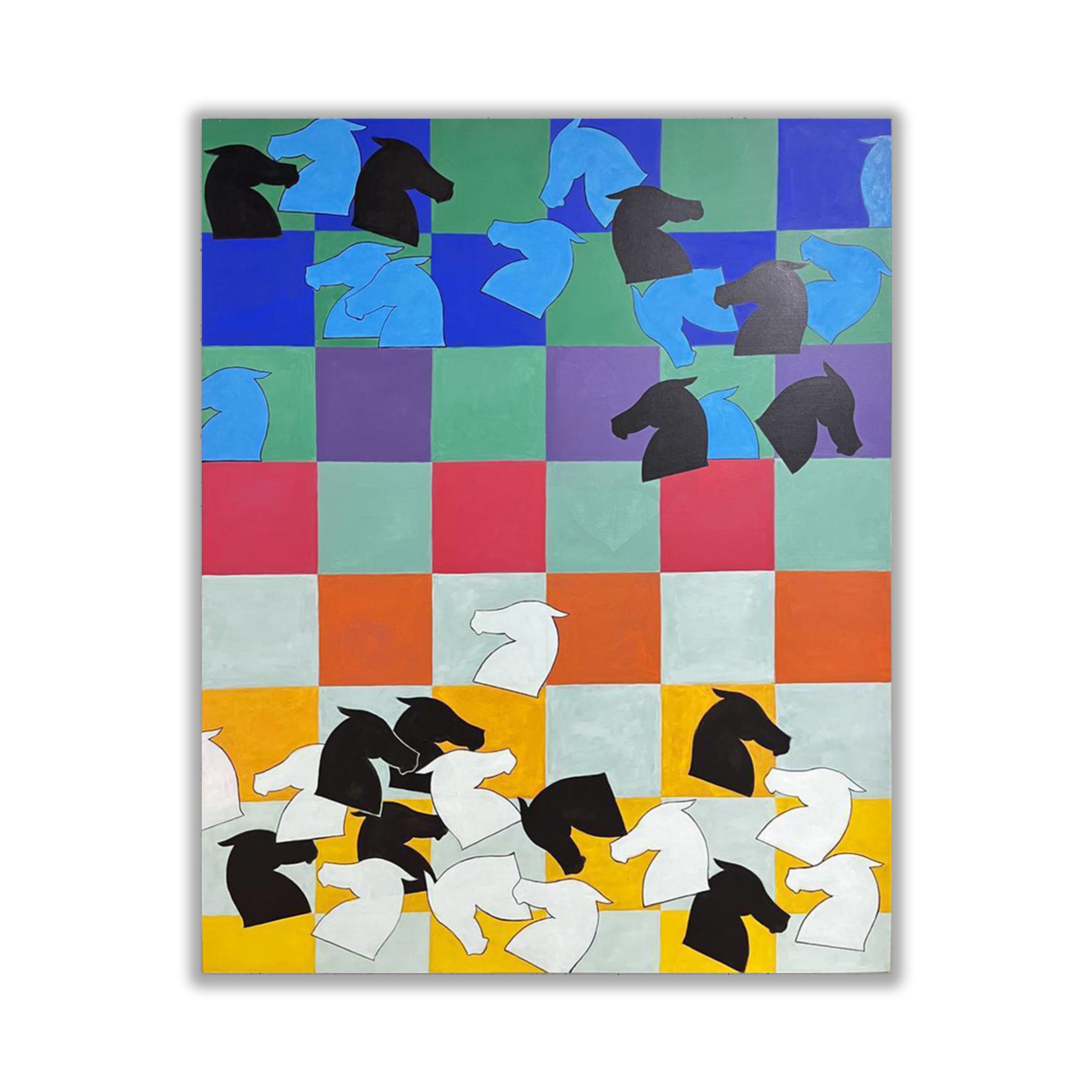 لوحة جدارية للفنان عقيل العوسي - 4 | 146×116 سم